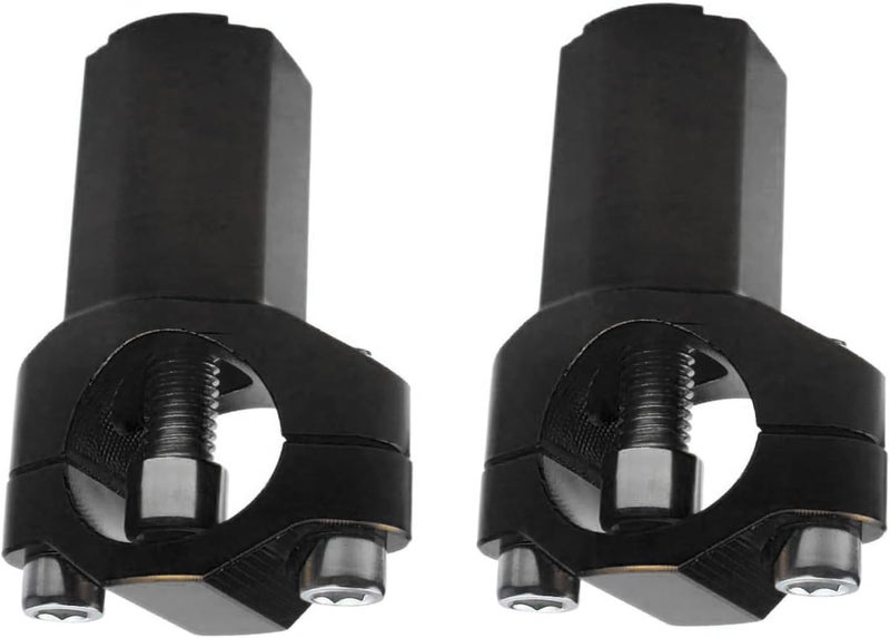 Adsspro CNC 1 1/8" 28MM Motorcycle Handlebar Riser Handlebar Handle Risers Bar Mounts Clamps for 250XC-F 250XC 300XC 19-22 SX125 SX150 SX250 SXF250 SXF350 16-19 Dirt Pit Bike (Black) - Image 4
